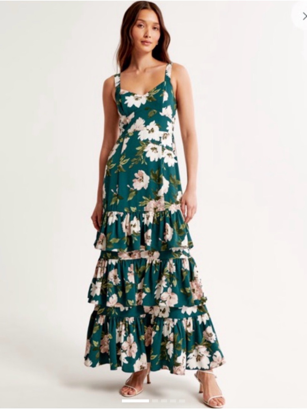 Maxi Floral Tiered Floral Sundress